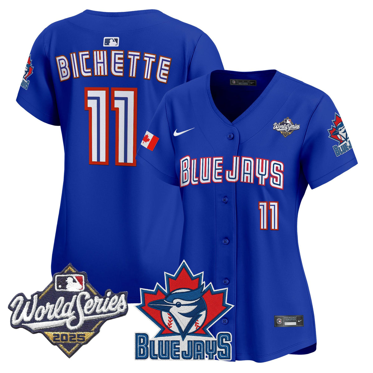 Women's Toronto Blue Jays 2025 World Series Vapor Premier Limited Jersey V3 - All Stitched