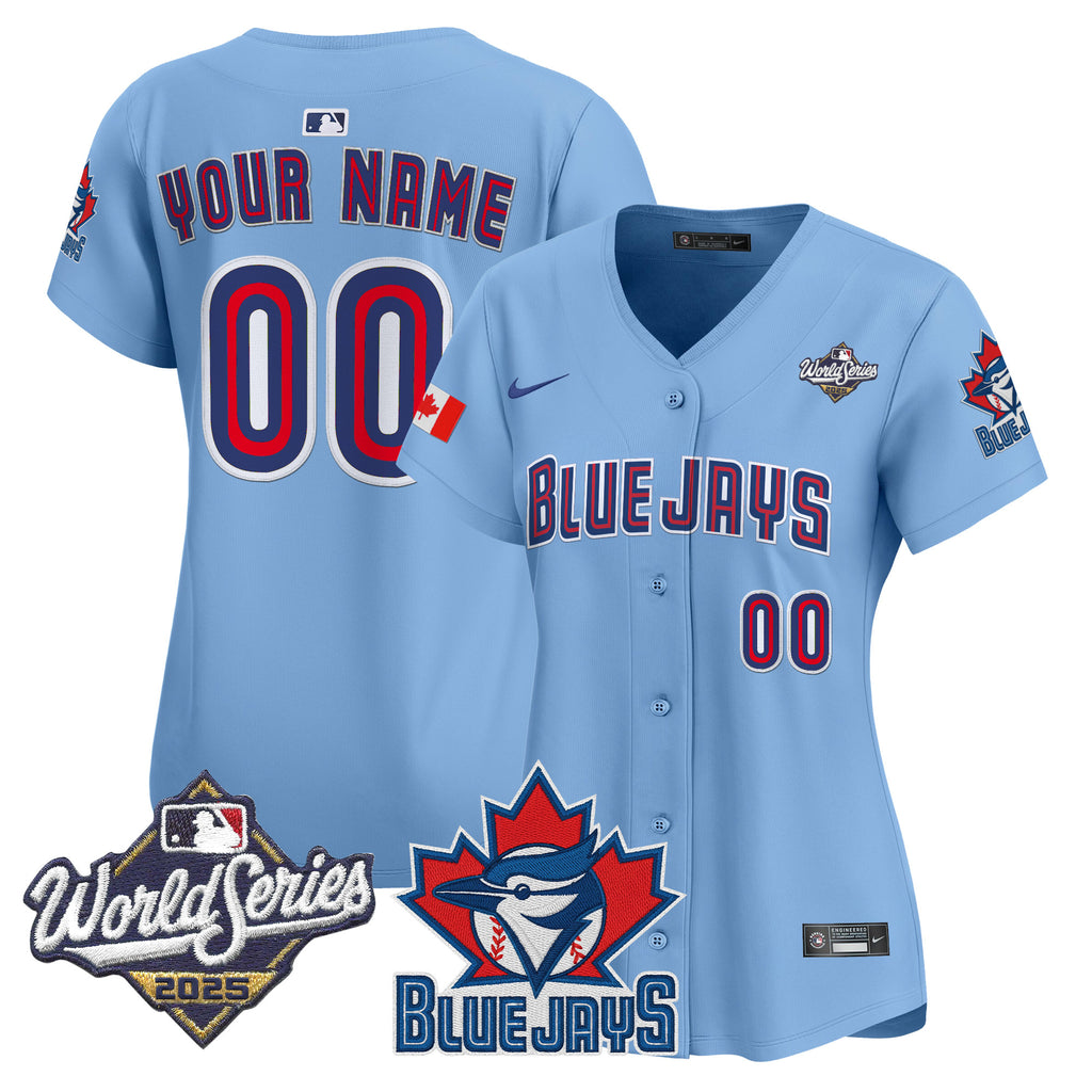 Toronto Blue Jays 2025 World Series Vapor Premier Limited Custom Jersey V3 - All Stitched