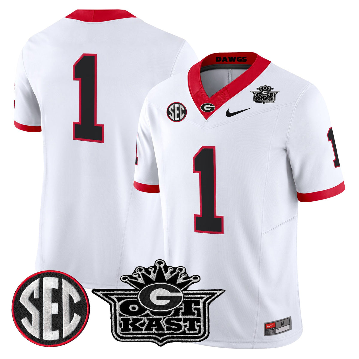 Men's Outkast x Georgia Bulldogs Vapor Limited Jersey - All stitched
