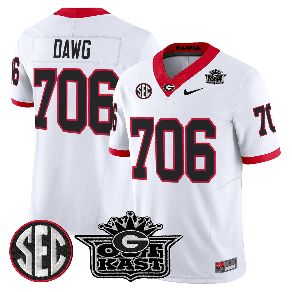 Men's Outkast x Georgia Bulldogs Vapor Limited Jersey - All stitched