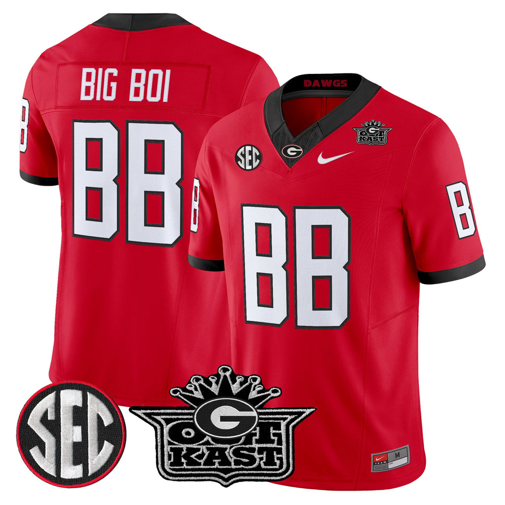 Men's Outkast x Georgia Bulldogs Vapor Limited Jersey - All stitched