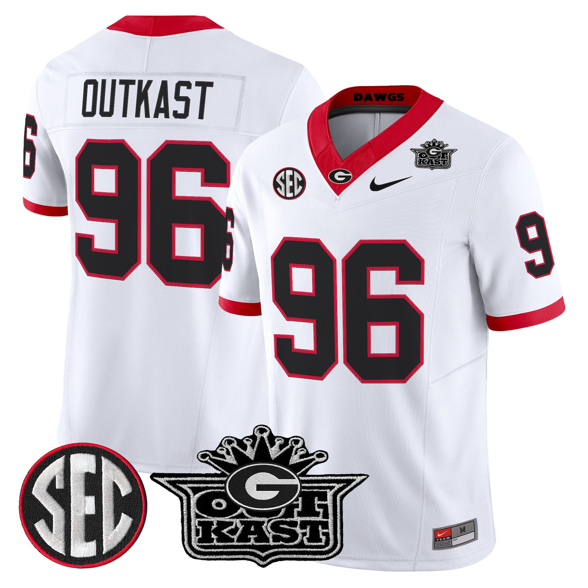 Men's Outkast x Georgia Bulldogs Vapor Limited Jersey - All stitched