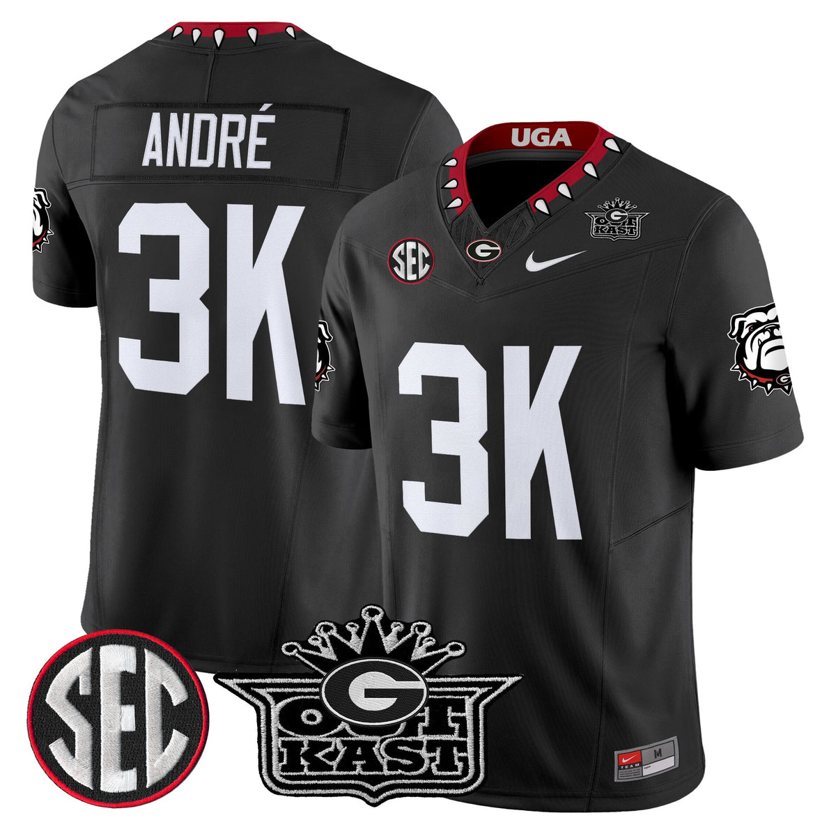 Men's Outkast x Georgia Bulldogs Vapor Limited Jersey - All stitched