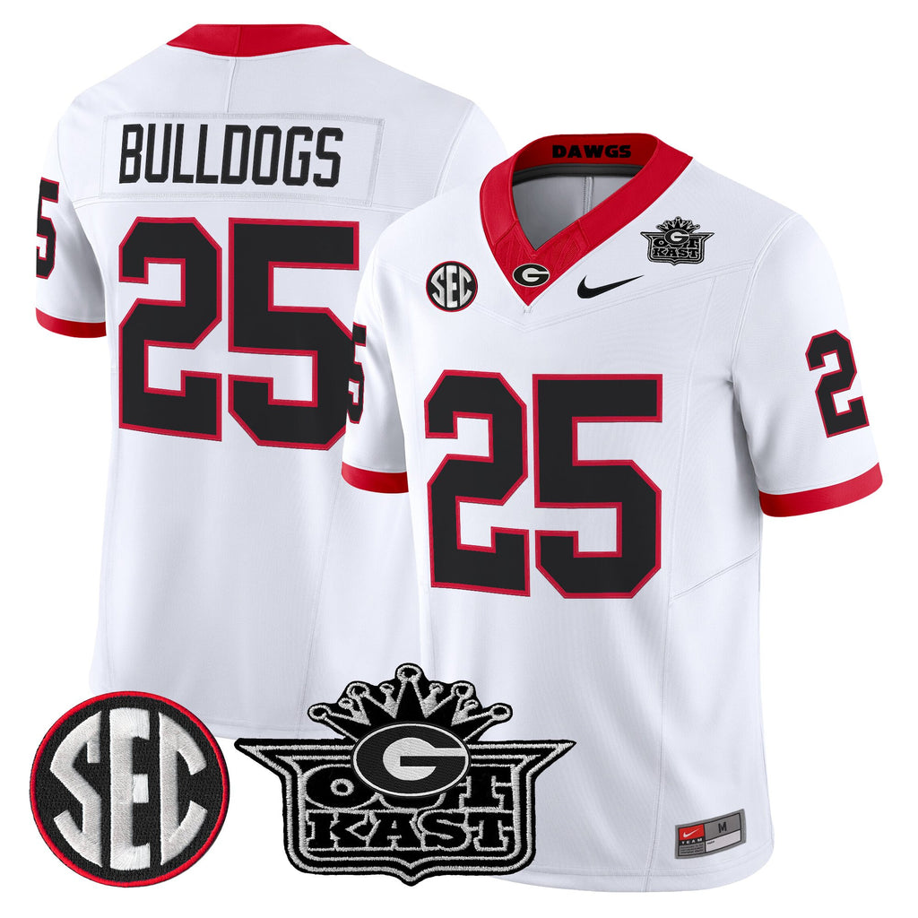 Men's Outkast x Georgia Bulldogs Vapor Limited Jersey - All stitched