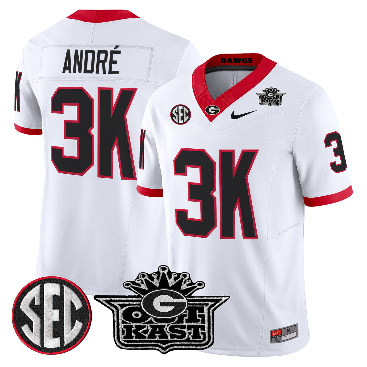 Men's Outkast x Georgia Bulldogs Vapor Limited Jersey - All stitched