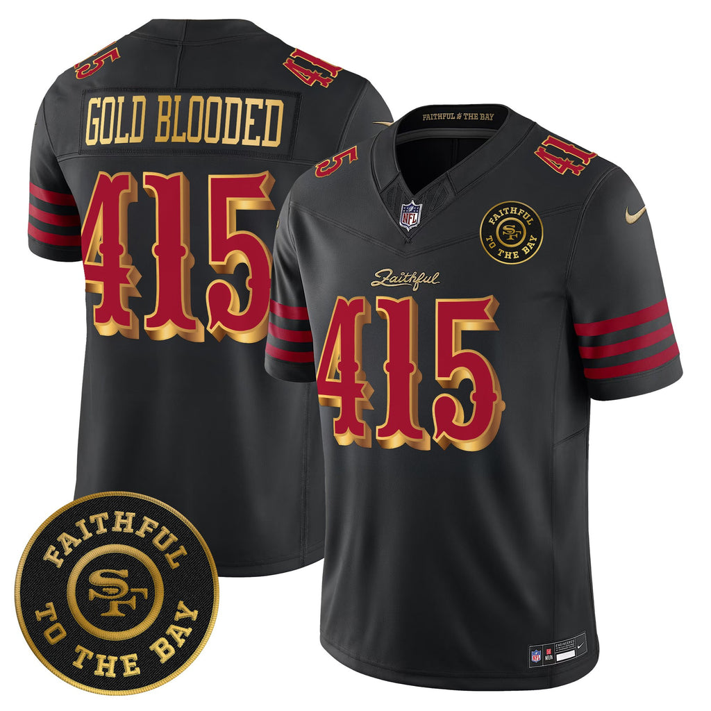 Men's 49ers “Rivalries” Vapor Limited Jersey - Faithful To The Bay Patch - All Stitched