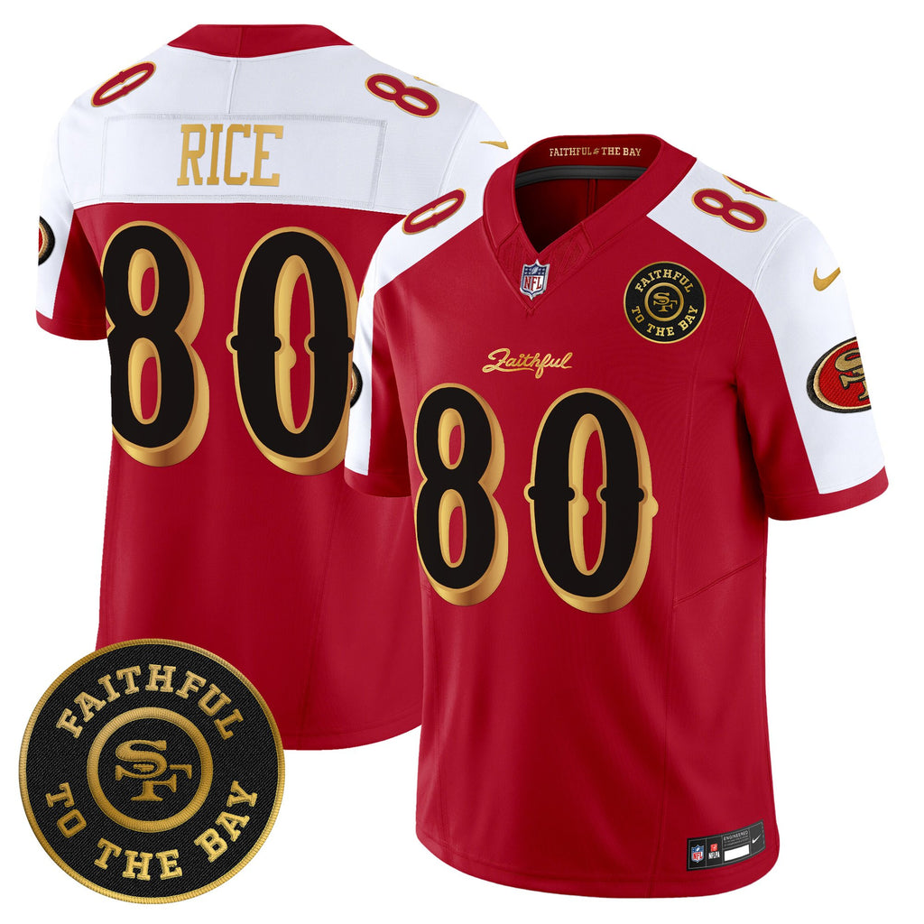 Men's 49ers “Rivalries” Vapor Limited Jersey - Faithful To The Bay Patch - All Stitched