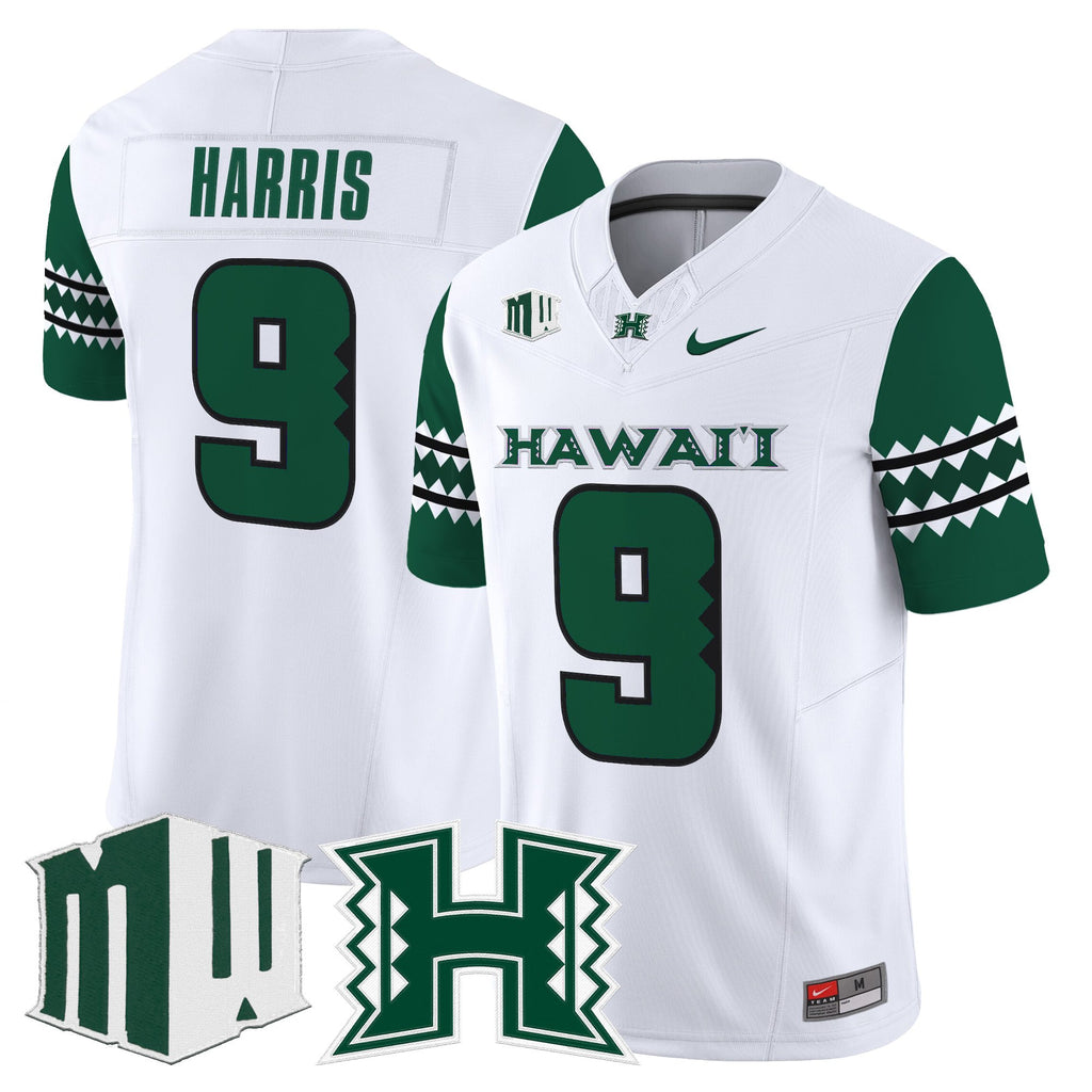 Men's Hawai'i Rainbow Warriors 2025 Vapor Limited Jersey - All Stitched