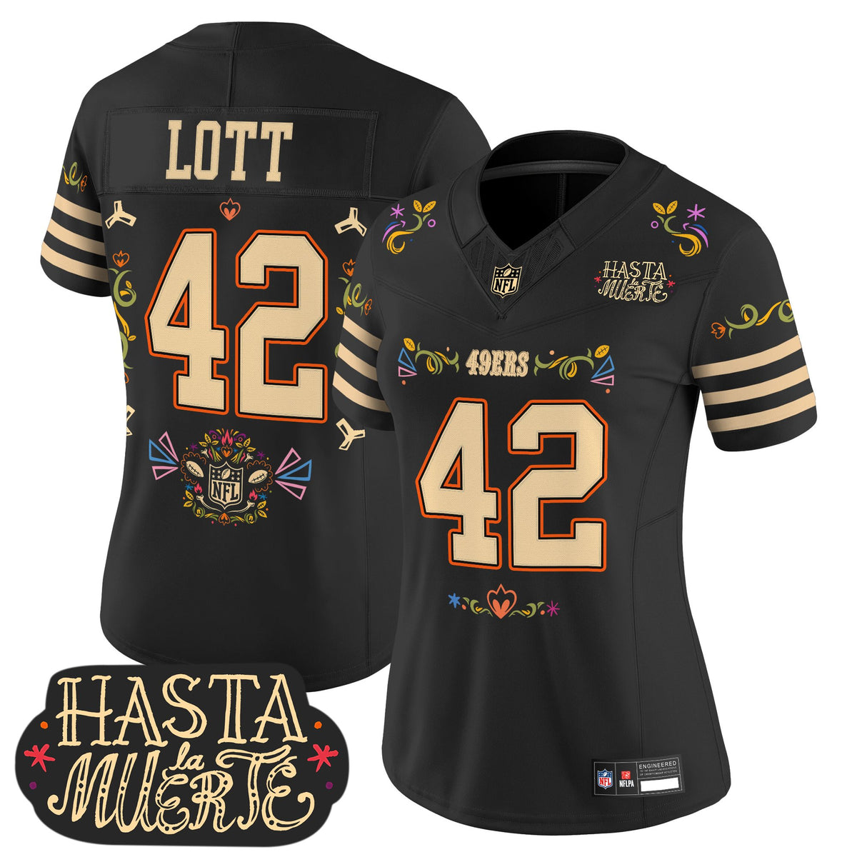 San Francisco 49ers Mexico 'Hasta la Muerte Edition' Vapor Limited Jersey - All Printed