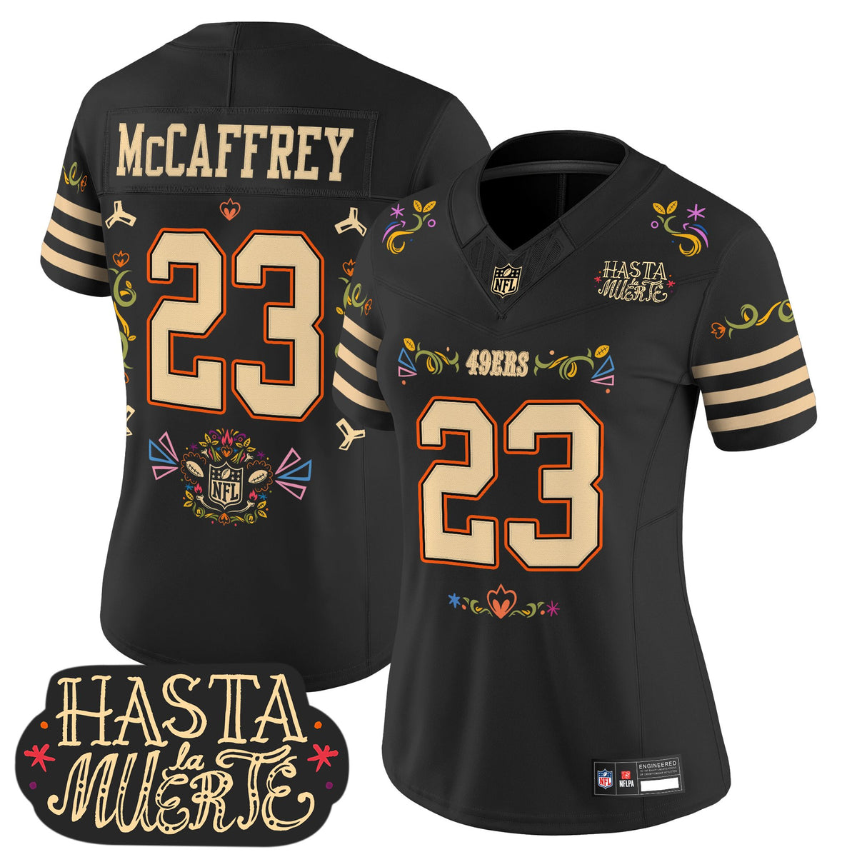 San Francisco 49ers Mexico 'Hasta la Muerte Edition' Vapor Limited Jersey - All Printed