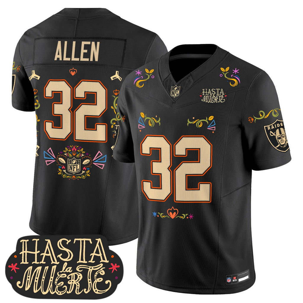 Las Vegas Raiders Mexico 'Hasta la Muerte Edition' Vapor Limited Jersey - All Printed