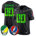 Oregon Ducks 2025 'Grateful Ducks x Grateful Dead' Vapor Limited Custom Jersey - All Stitched