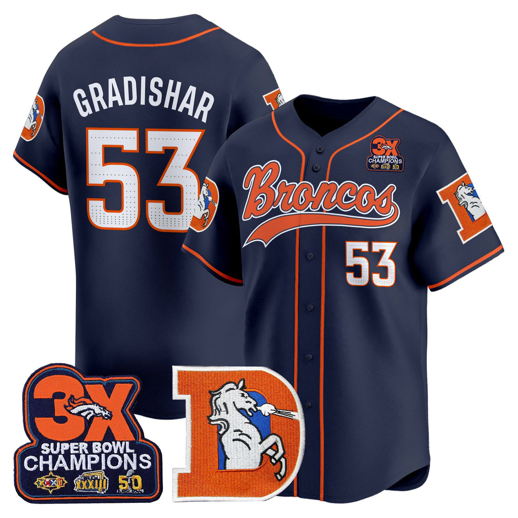 Men's Denver Broncos Throwback Vapor Baseball Jersey - All Stitched