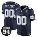 Dallas Cowboys #94 Marshawn Kneeland Memorial Patch Vapor Limited Custom Jersey - All Stitched