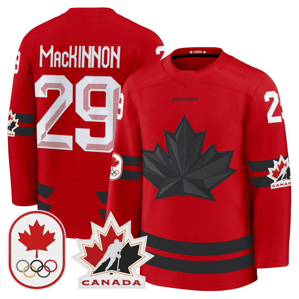 Men's 2026 Canada Olympic Premium Hockey Jersey - All Stitched