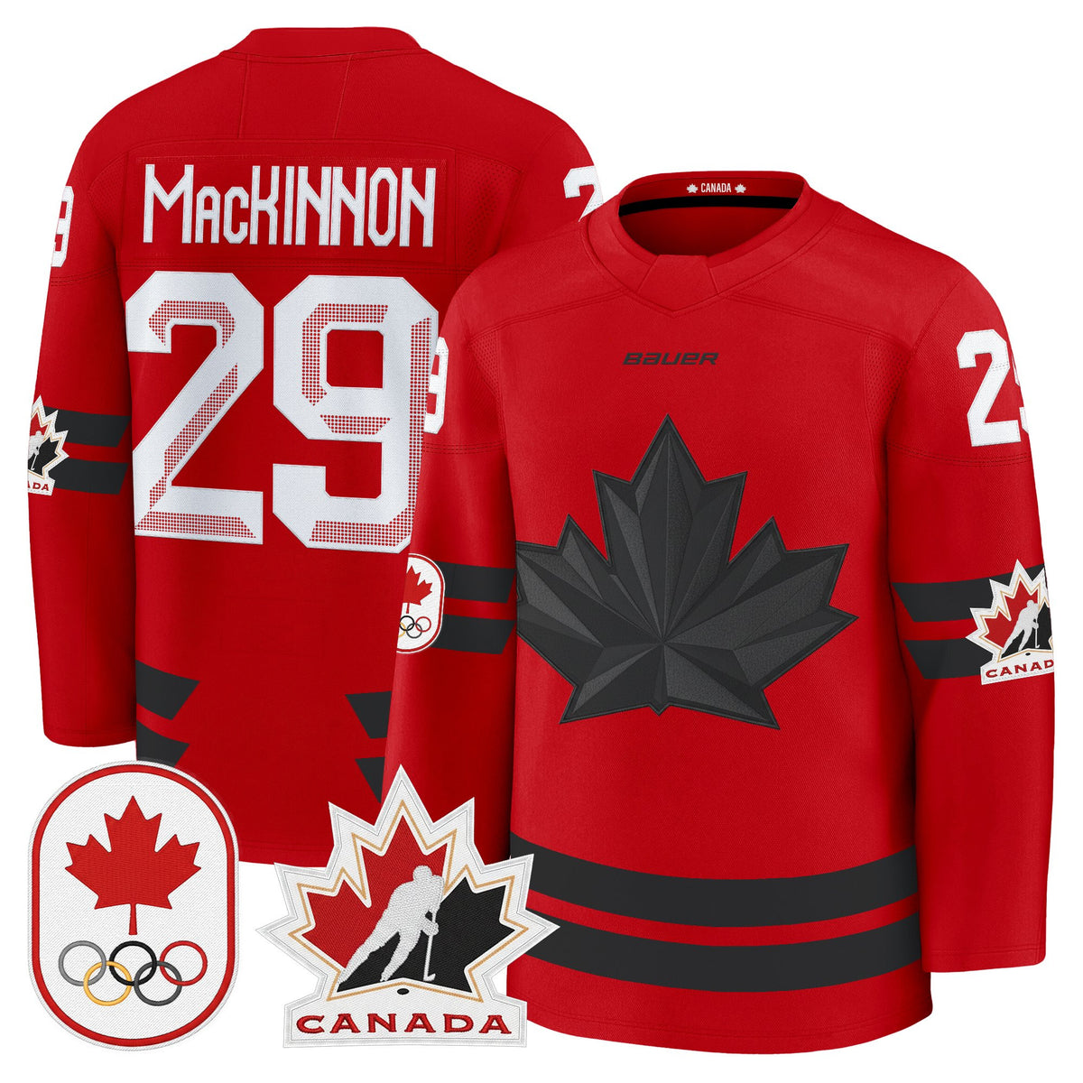 Men's 2026 Canada Olympic Premium Hockey Jersey - All Stitched