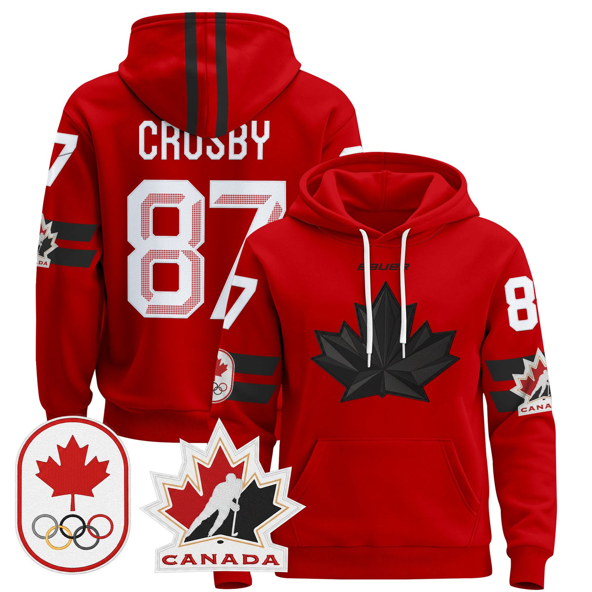 Men's 2026 Canada Olympic Pullover Hoodie - All Stitched