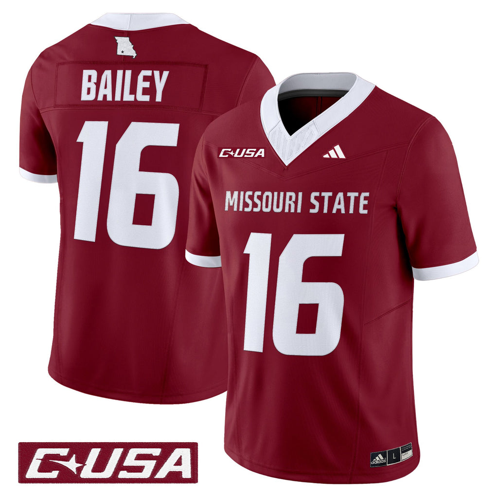 Men's Missouri State Bears 2025 Vapor Limited Jersey - All Stitched