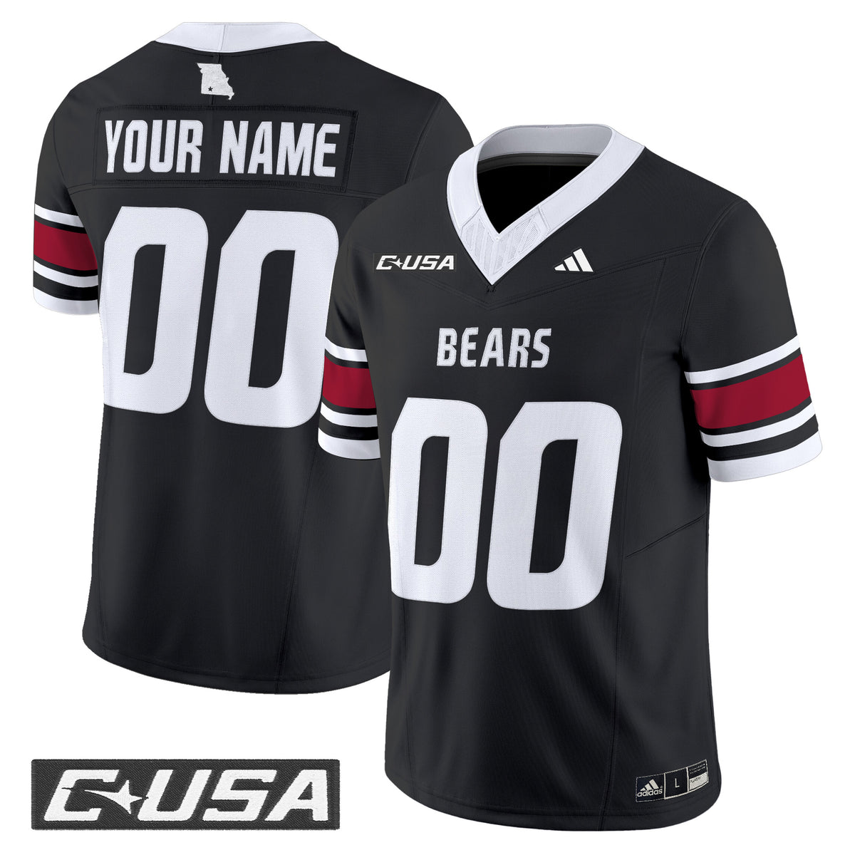 Missouri State Bears 2025 Vapor Limited Custom Jersey - All Stitched