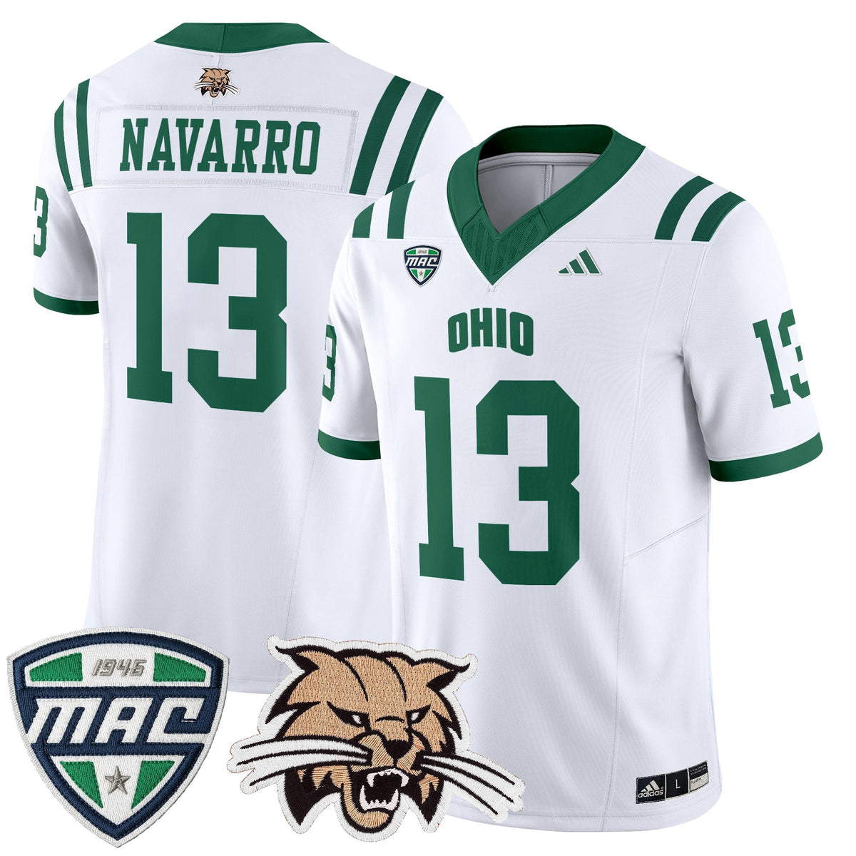 Men's Ohio Bobcats 2025 Vapor Limited Jersey - All Stitched
