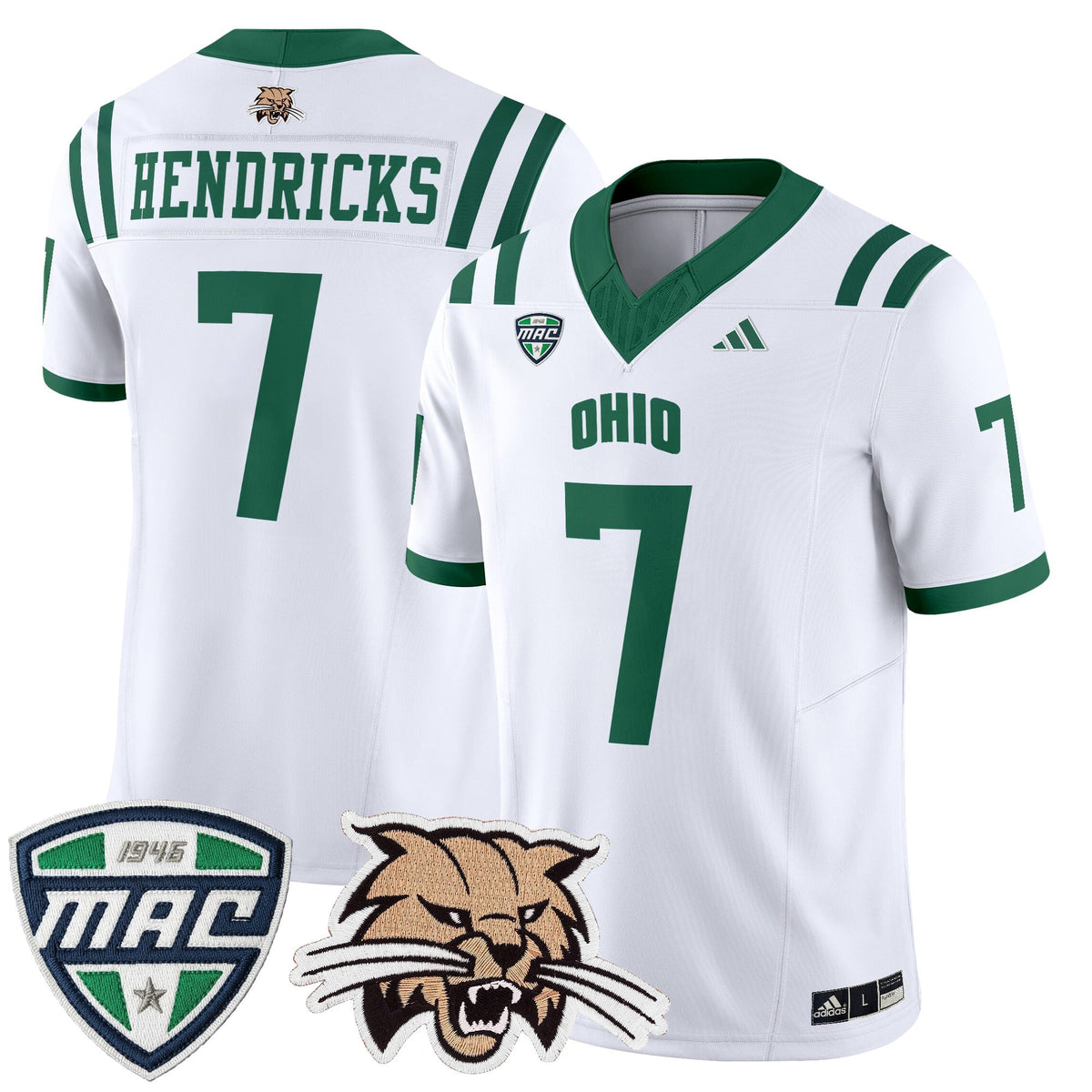 Men's Ohio Bobcats 2025 Vapor Limited Jersey - All Stitched