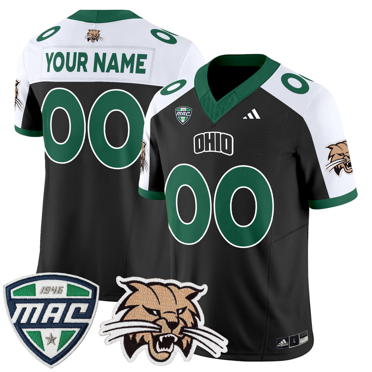 Ohio Bobcats 2025 Vapor Limited Custom Jersey - All Stitched