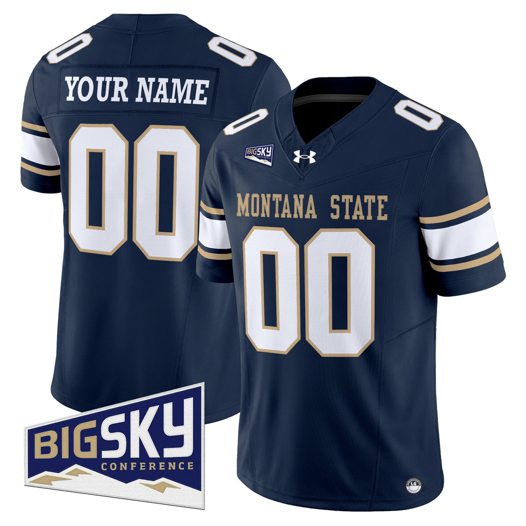 Montana State Bobcats 2025 Vapor Limited Custom Jersey - All Stitched
