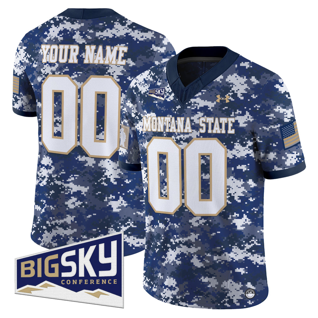Montana State Bobcats 2025 Vapor Limited Custom Jersey - All Stitched