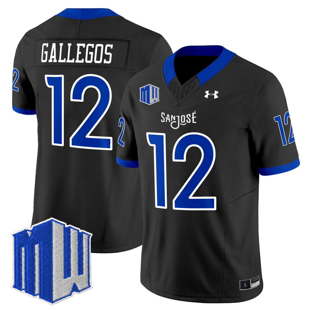 Men's San José State Spartans 2025 Vapor Limited Jersey - All Stitched
