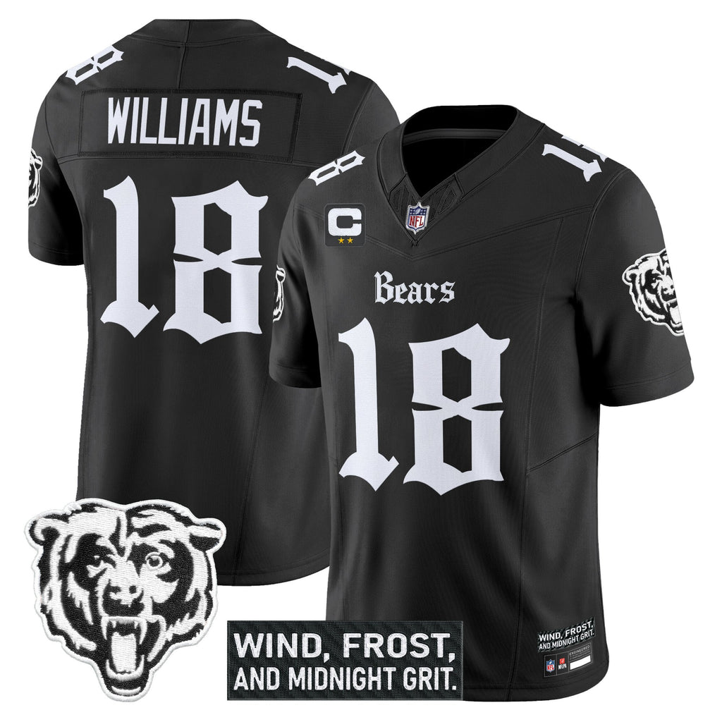 Men's Chicago Bears 'Gothic Midway Legacy' Vapor Limited Jersey - All Stitched