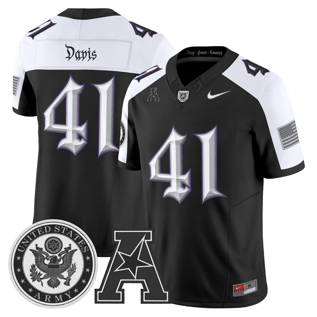 Men's Army Black Knights Honoring 250 Years Of Service And Sacrifice Vapor Limited Jersey - All Stitched