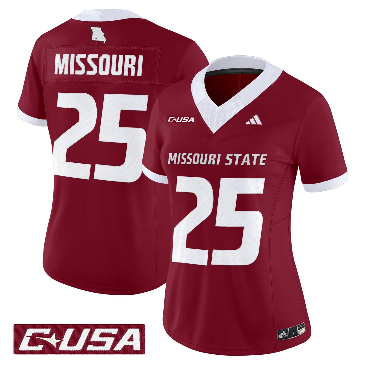 Women's Missouri State Bears 2025 Vapor Limited Jersey - All Stitched