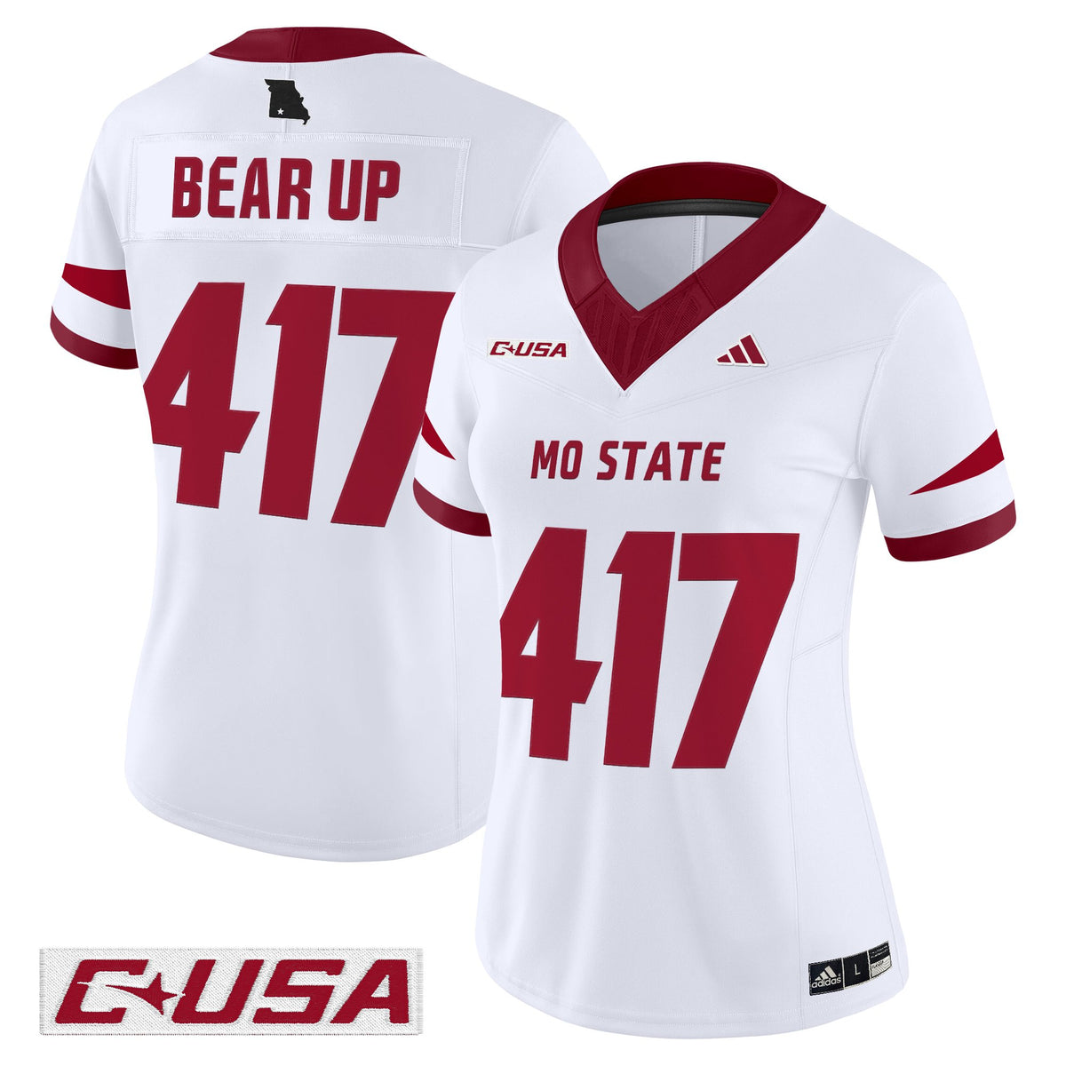 Women's Missouri State Bears 2025 Vapor Limited Jersey - All Stitched