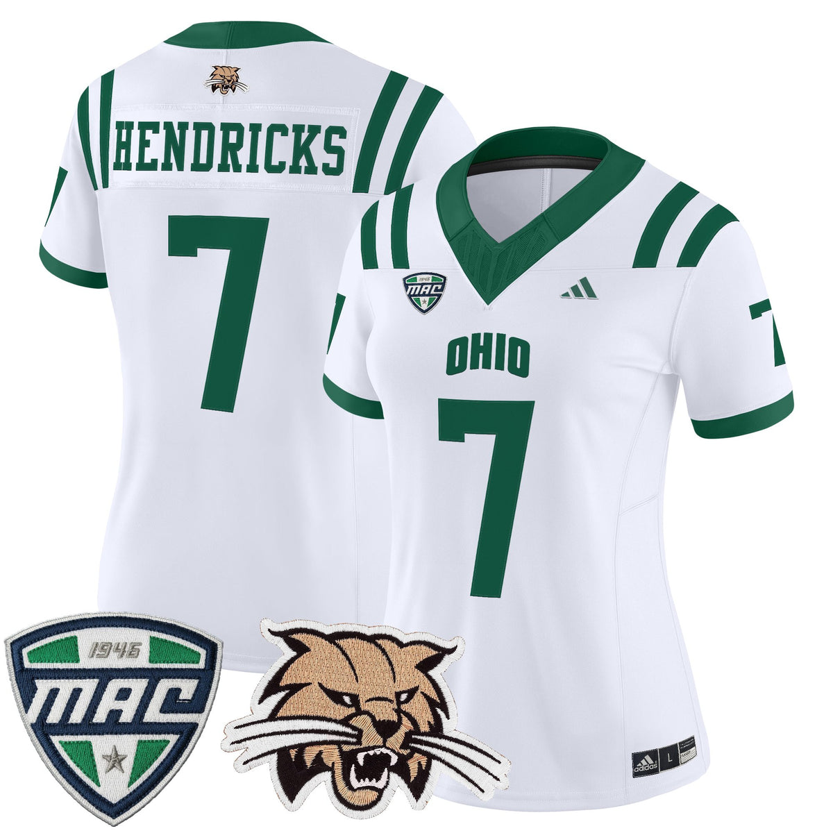 Women's Ohio Bobcats 2025 Vapor Limited Jersey - All Stitched