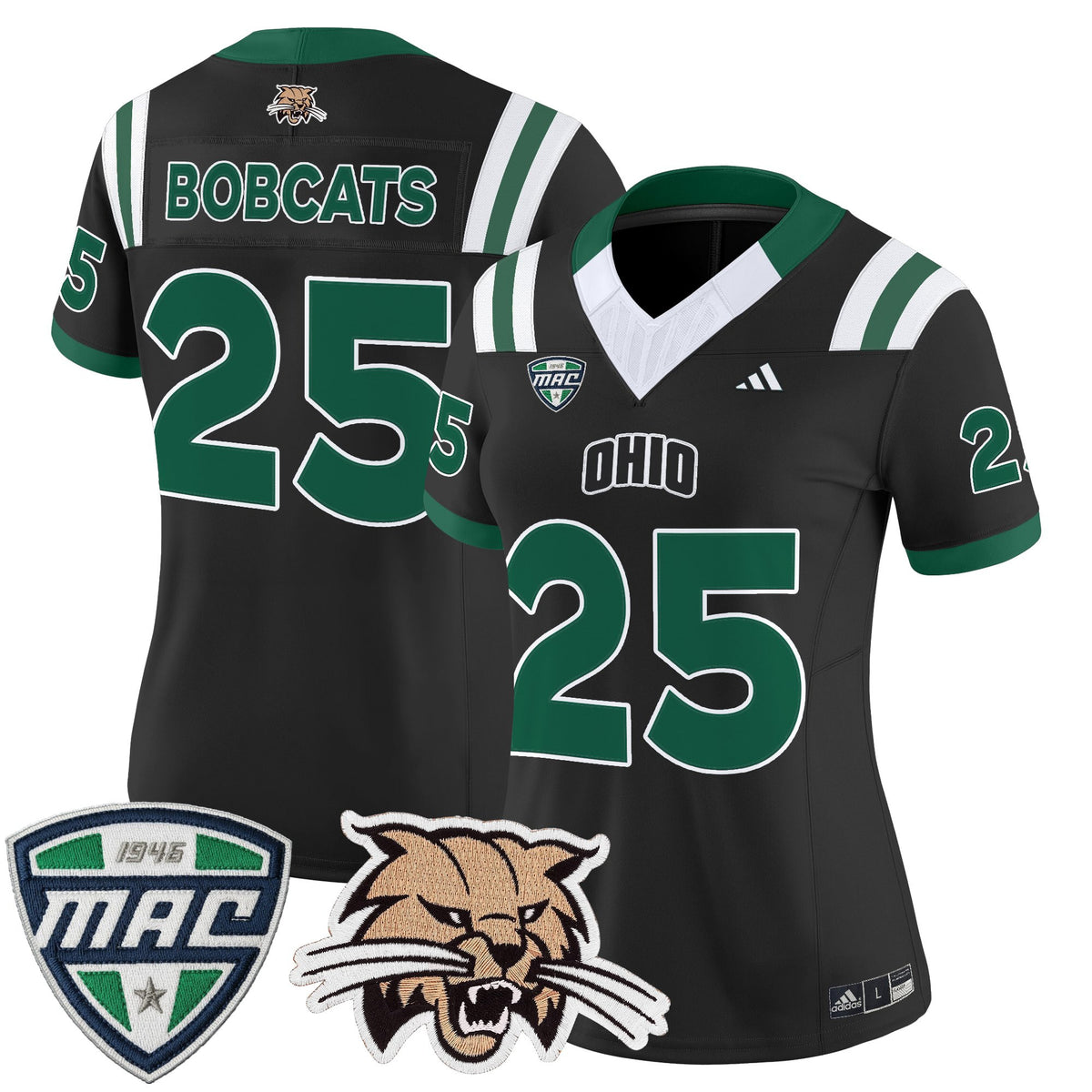 Women's Ohio Bobcats 2025 Vapor Limited Jersey - All Stitched