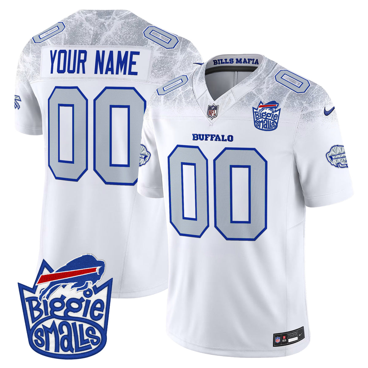 Biggie Smalls × Buffalo Bills Vapor Limited Custom Jersey - All stitched