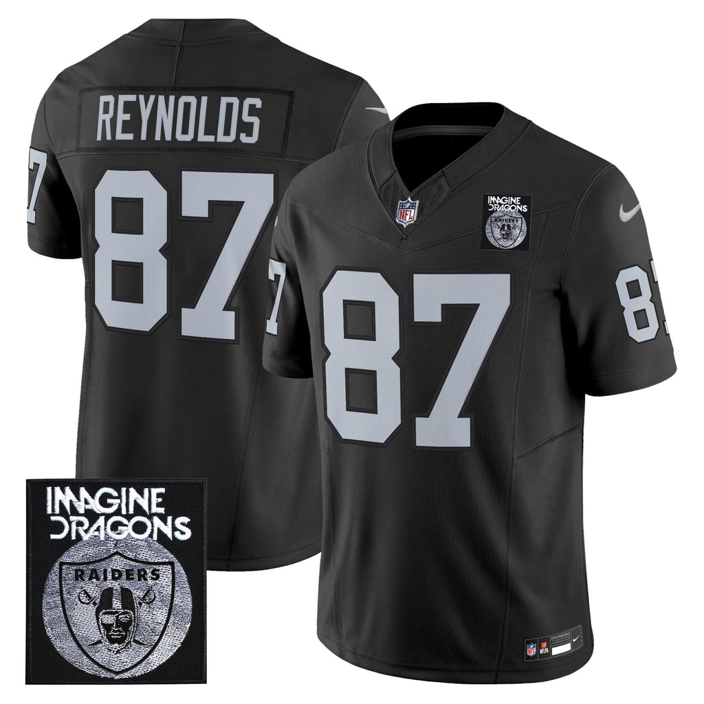 Men's Imagine Dragons x Las Vegas Raiders Vapor Limited Jersey - All Stitched