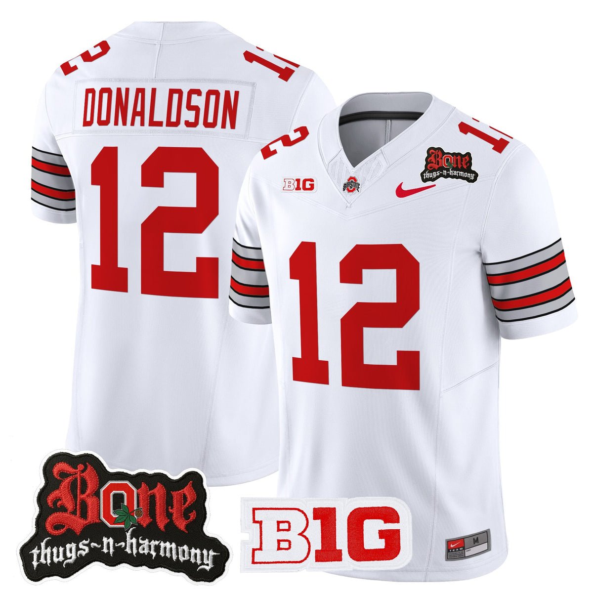 Men's Ohio State Buckeyes x Bone Thugs-N-Harmony Vapor Limited Jersey - Heritage Stripe Edition - All Stitched