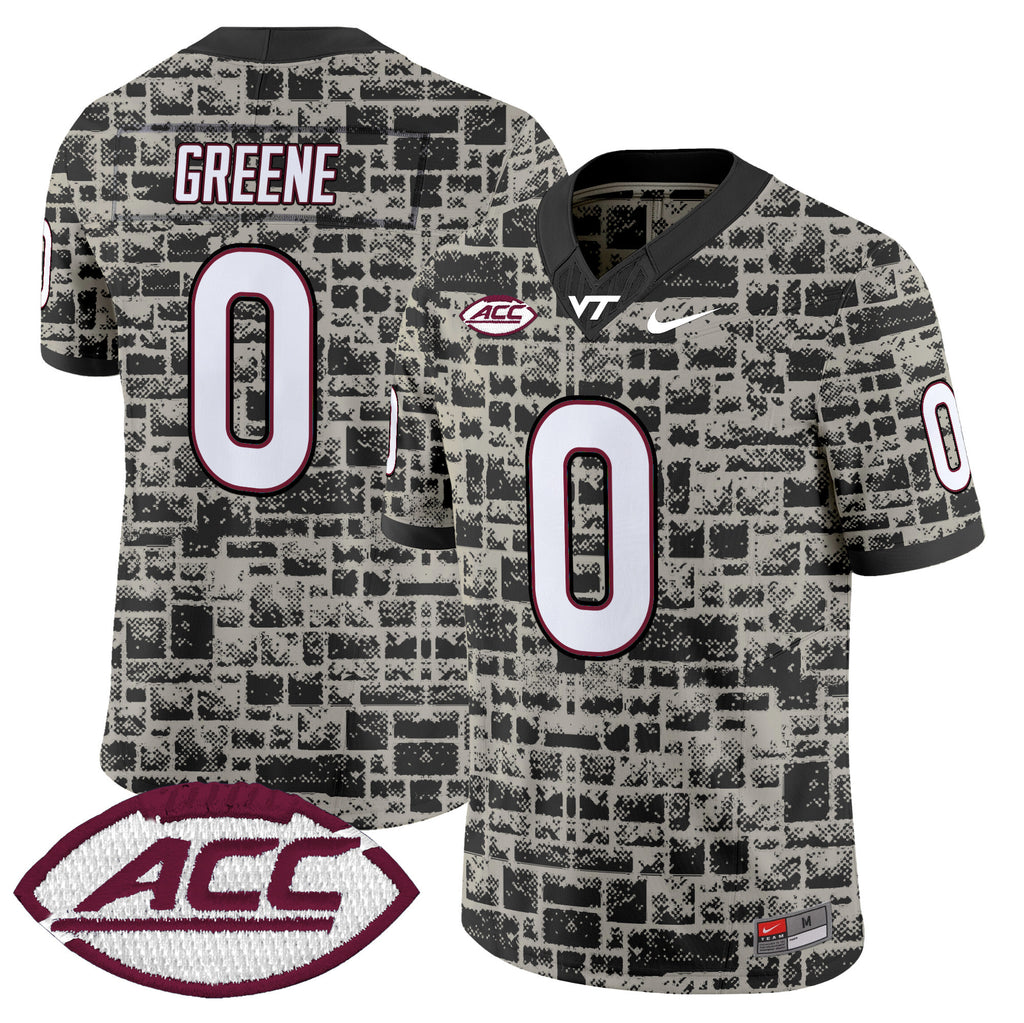 Virginia Tech Hokies 2025 Stone Vapor Limited Jersey - Stitched