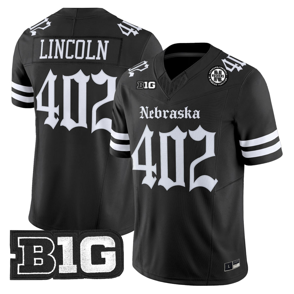 Men's Nebraska Cornhuskers 'Gothic Edition' Vapor Limited Jersey - All Stitched