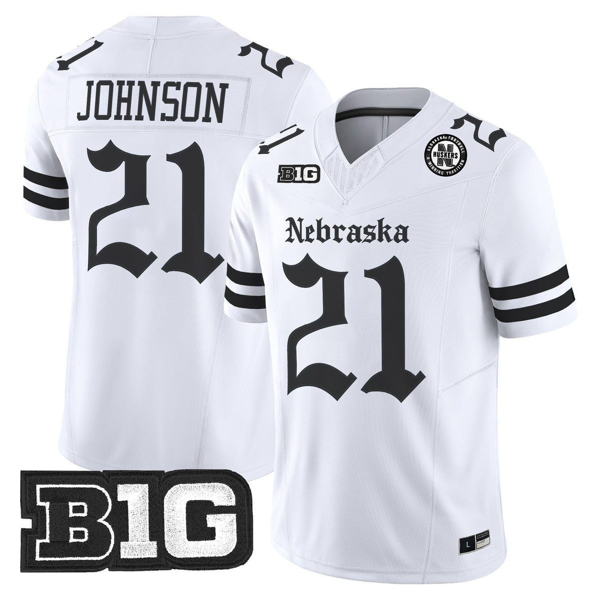 Men's Nebraska Cornhuskers 'Gothic Edition' Vapor Limited Jersey - All Stitched