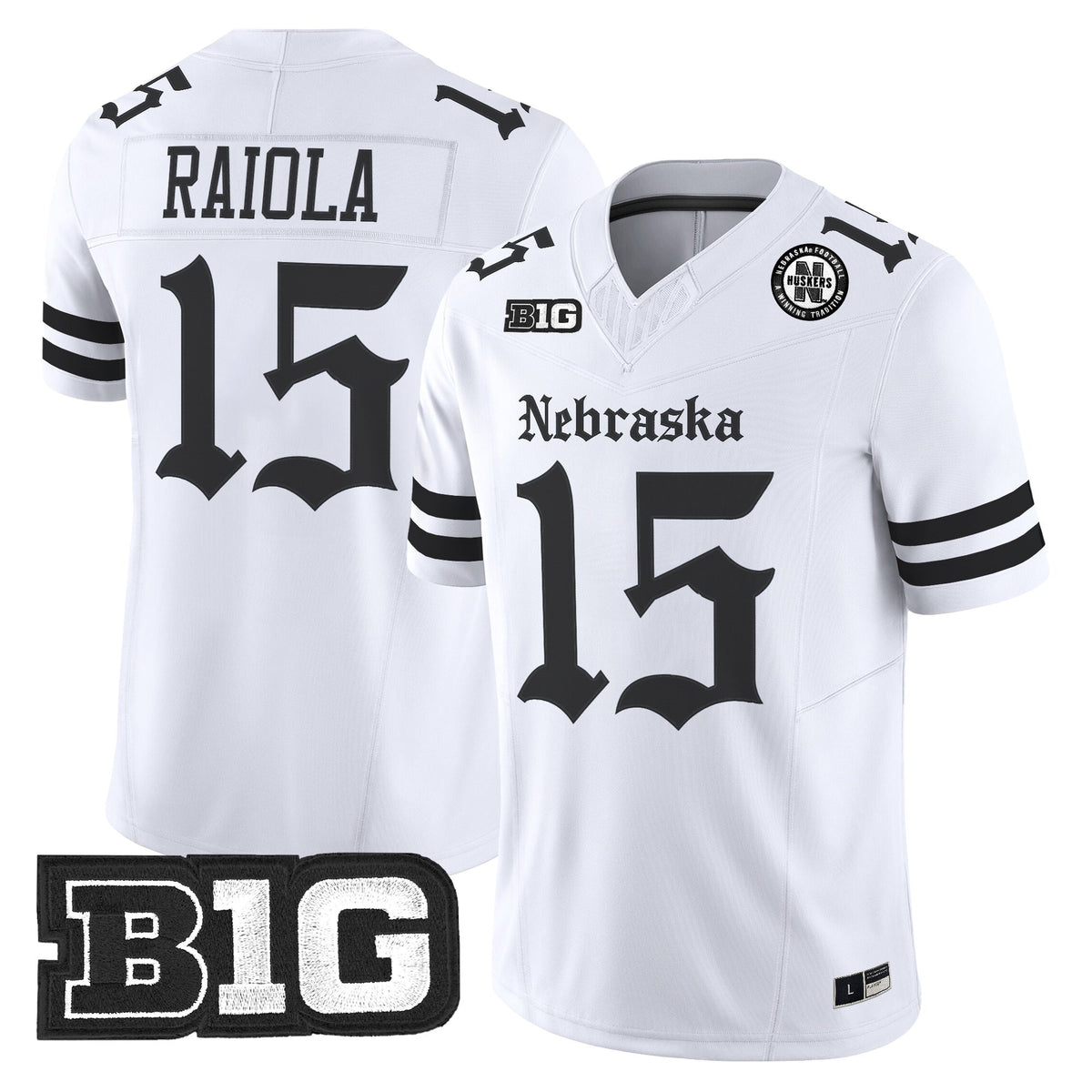 Men's Nebraska Cornhuskers 'Gothic Edition' Vapor Limited Jersey - All Stitched