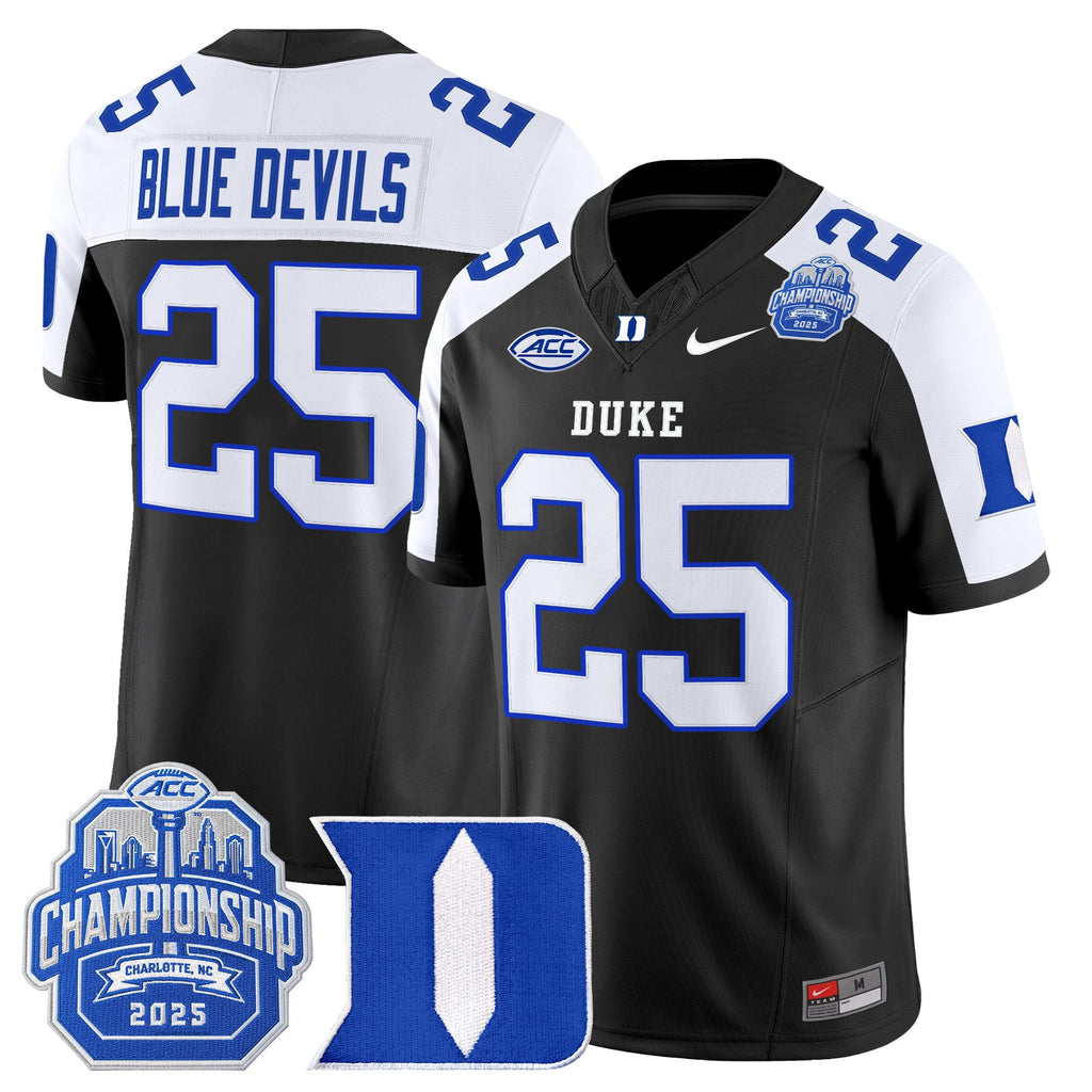 Men's Duke Blue Devils 2025 ACC Championship Vapor Limited Jersey - All Stitched