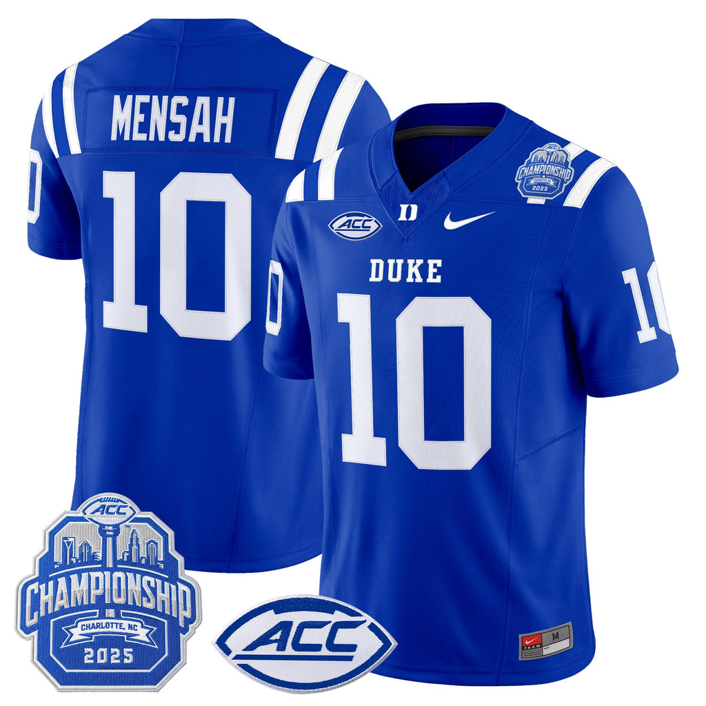 Men's Duke Blue Devils 2025 ACC Championship Vapor Limited Jersey - All Stitched
