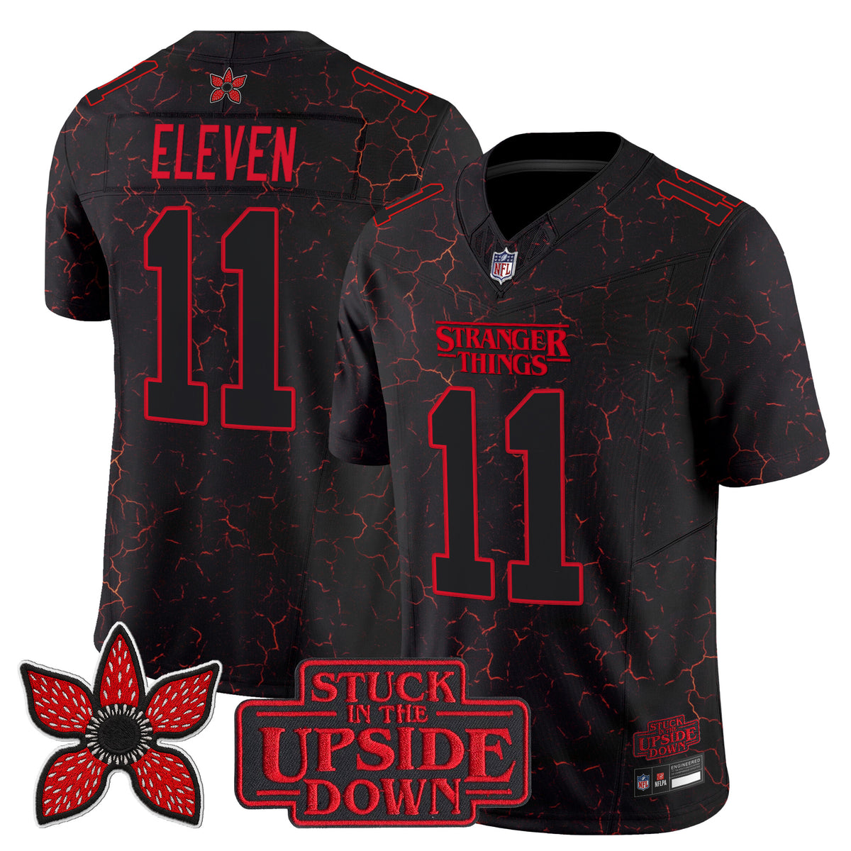 Stranger Things Football Vapor Limited Jersey - All Stitched