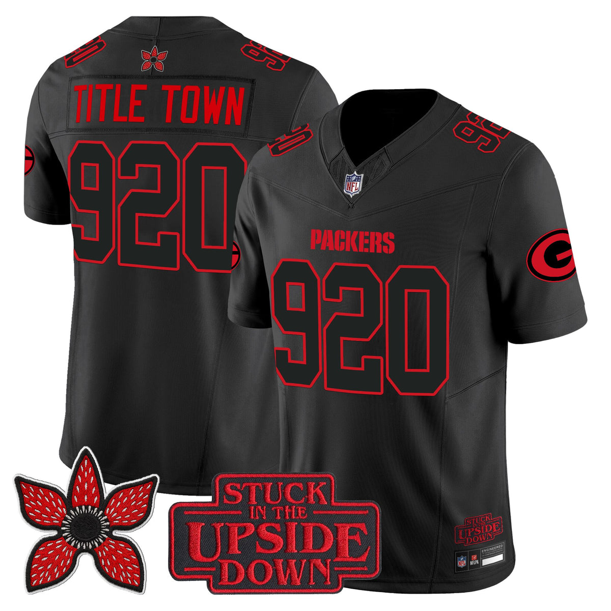 Green Bay Packers 'Stranger Things Edition' Vapor Limited Jersey - All Stitched