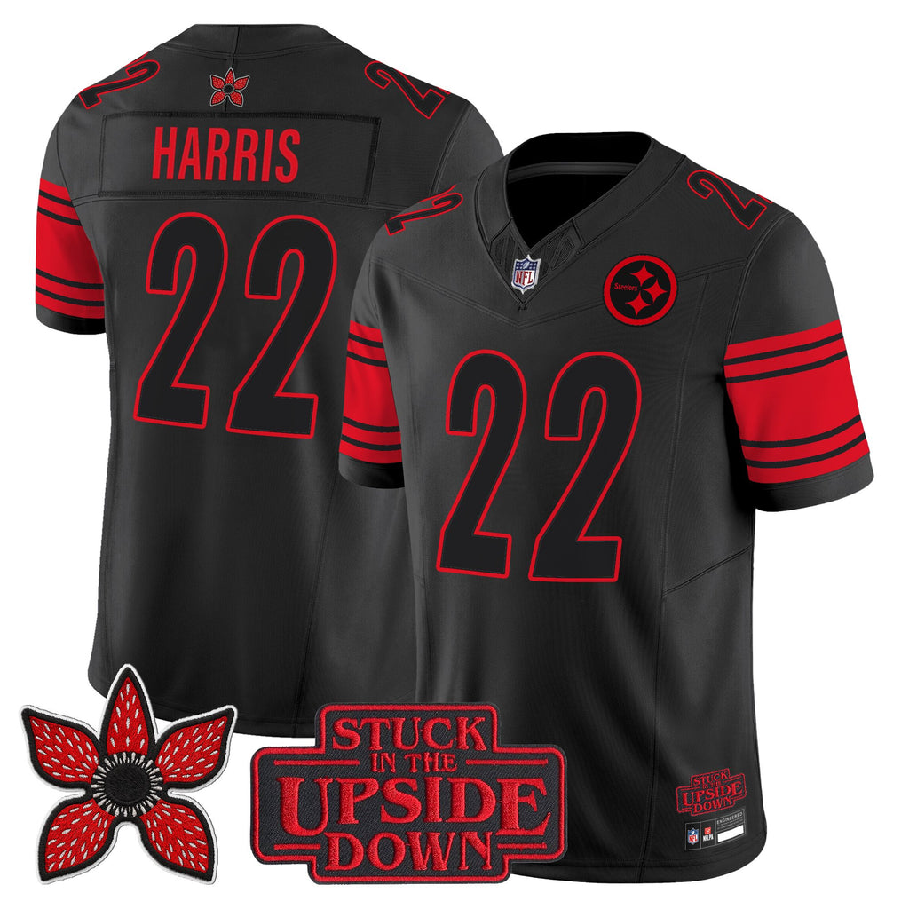 Pittsburgh Steelers 'Stranger Things Edition' Vapor Limited Jersey - All Stitched