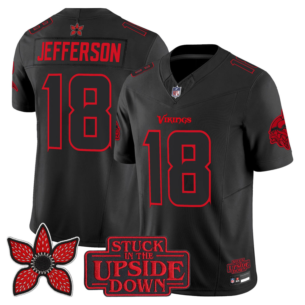 Minnesota Vikings 'Stranger Things Edition' Vapor Limited Jersey - All Stitched