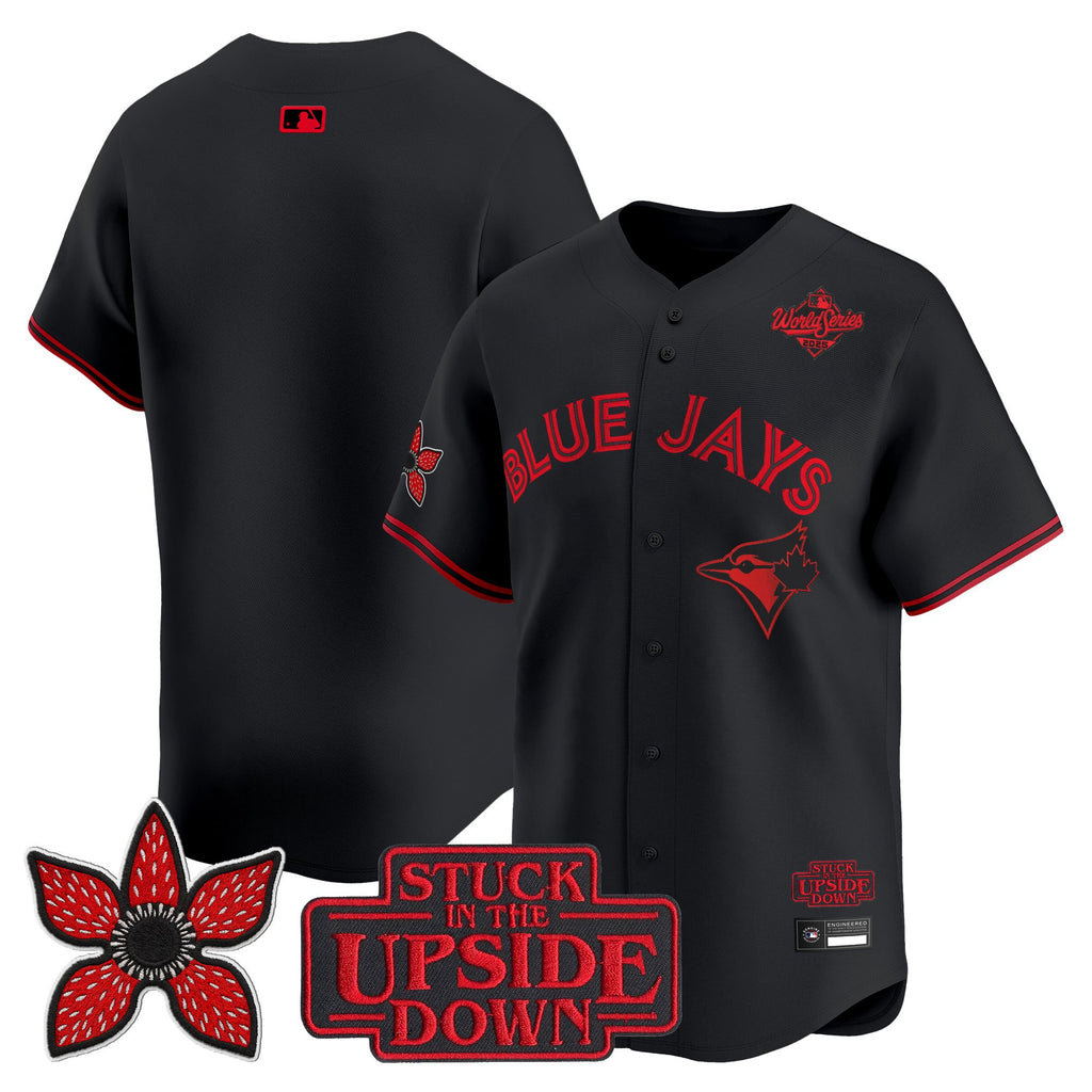 Toronto Blue Jays 'Stranger Things Edition' Vapor Premier Limited Jersey - All Stitched