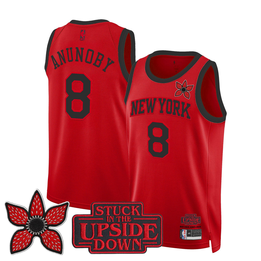Men's New York Knicks 'Stranger Things Edition' Swingman Jersey - All Stitched